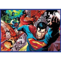 DC: Superman cel curajos puzzle 4x250 piese - Trefl imaginea 4