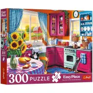 Dimineața în bucătărie Puzzle Easy Piece 300 de piese - Trefl