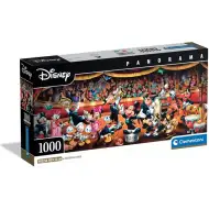 Disney+ – Mickey și prietenii săi în orchestră puzzle panoramic de 1000 de piese cu poster - Clementoni