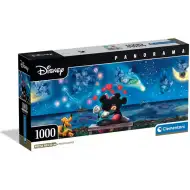 Disney+ - Noaptea magică a lui Mickey și Minnie puzzle panoramic de 1000 de piese cu poster - Clementoni