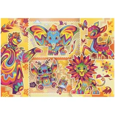 Disney+ - Personaje clasice puzzle de 1000 de piese cu poster - Clementoni imaginea 2