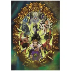 Disney+ - Răufăcători puzzle de 1000 de piese cu poster - Clementoni imaginea 2