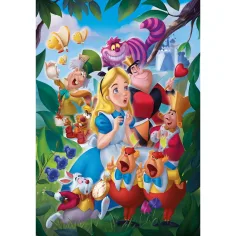 Disney: Alice în Țara Minunilor puzzle de 1000 de piese - Clementoni imaginea 2