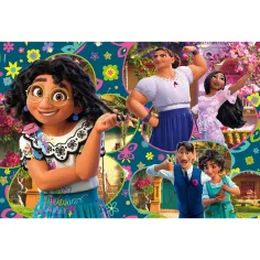 Disney Encanto 2 în 1 puzzle de 108 piese și carte de colorat 50x35cm - Lisciani imaginea 2