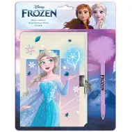 Disney: Jurnal secret Frozen 2 cu lacăt și stilou cu pom-pom 12x18cm 60 de pagini