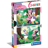 Disney+Minnie Mouse puzzle supercolor 2x60 piese - Clementoni