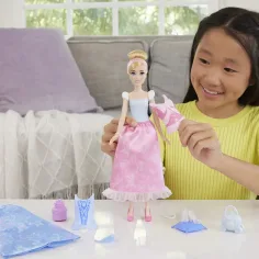 Disney+Prințese: Set de joacă fabulos cu păpușa Cenușăreasa - Mattel imaginea 4