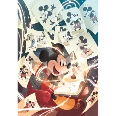 Disney: Puzzle clasic Mickey Mouse de 1000 de piese Compact, 50x70cm - Clementoni imaginea 2