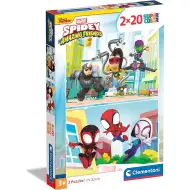 Disney Spidey 2x20 bucăți puzzle Supercolor - Clementoni