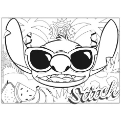 Disney Stitch 2 în 1 maxi puzzle 4x48 piese și carte de colorat 35x25cm - Lisciani imaginea 4
