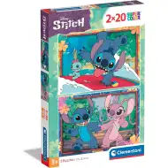 Disney Stitch 2x20 piese puzzle Supercolor - Clementoni