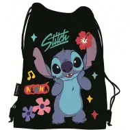 Disney Stitch Black Aloha sac de sport, sac de gimnastică 34x43cm
