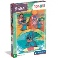 Disney+Stitch Câinele stea supercolor puzzle 104 piese - Clementoni