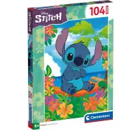 Disney+Stitch în vacanță puzzle Super de 104 piese - Clementoni