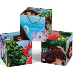 Dora Exploratoarea cuburi de poveste, set de 12 bucăți - Clementoni imaginea 4