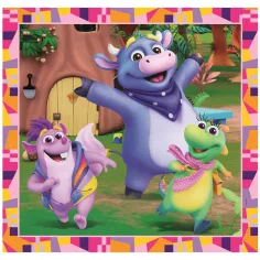 Dora Exploratoarea puzzle Supercolor 3x48 piese - Clementoni imaginea 2