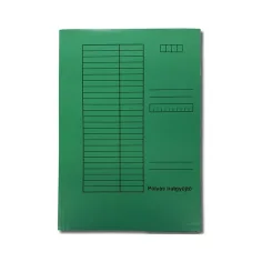 Dosar A4 verde cu elastic 230 g/m²