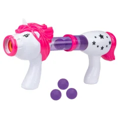Dream Horse: pistol unicorn de jucărie cu bile din spumă imaginea 2