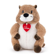 Eda, marmotă de pluș, 25 cm - Lumpin