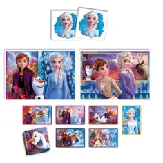 Edukit: Frozen 4 în 1 colecție de jocuri - Clementoni imaginea 3