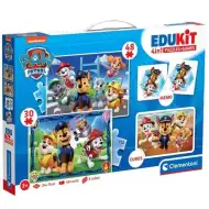Edukit: Patrula Cățelușilor 4 în 1 colecție de jocuri - Clementoni