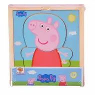 Eichhorn: Puzzle de îmbrăcat Peppa Pig 12 piese - Simba Toys