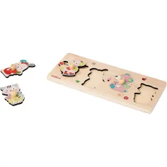 Eichhorn: Puzzle din lemn Prieteni drăguți - Simba Toys imaginea 2