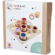 Eichhorn: Set senzorial Montessori de cilindri din lemn – Joc tactile din lemn pentru dezvoltarea simțului tactil - Simba Toys