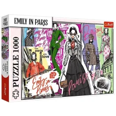 Emily în jar - Inspirație de modă - puzzle de 1000 piese - Trefl