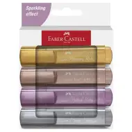 Faber-Castell: 1546 Set de 4 markere evidențiatoare metalice
