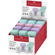 Faber-Castell: Ascuțitoare cu rezervor din plastic în culori pastel, 1 buc.