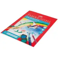 Faber-Castell: Bloc de desen A4 – 20 coli, hârtie de 100 g