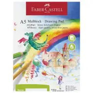 Faber-Castell: Caiet de desen format A5, 100 file, 80g