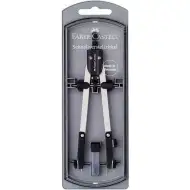 Faber-Castell: Compas GRIP cu reglare rapidă + mină de rezervă