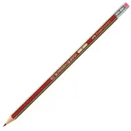 Faber-Castell: Creion grafic Dessin 2001 cu gumă, grad B, 1 bucată