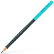 Faber-Castell: Creion grafit Grip 2001 HB negru-turcoaz