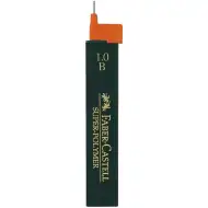 Faber-Castell: Mină de fier, set de 12 bucăți, 1mm, B
