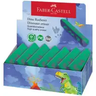 Faber-Castell: Radier triunghiular cu dinozaur, 1 buc.