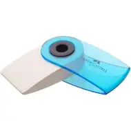 Faber-Castell: Radieră Sleeve mini cu husă, disponibilă în mai multe variante, 1 bucată