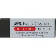 Faber-Castell: Radieră mare din vinil fără resturi, de culoare neagră