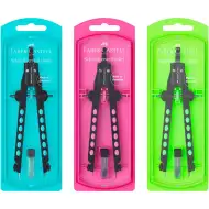 Faber-Castell: Set compas Grip Neo cu sistem de reglare rapidă, diverse modele, 1 bucată