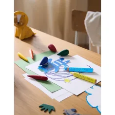 Faber-Castell: Set de 4 creioane cerate în formă de picătură imaginea 2