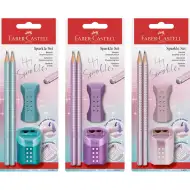 Faber-Castell: Set de 4 instrumente de scris SPARKLE, disponibil în mai multe variante, 1 buc.
