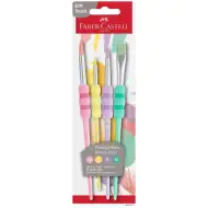 Faber-Castell: Set de 4 pensule pastelate Soft Touch