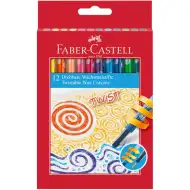 Faber-Castell: Set de creioane cerate Twist, 12 bucăți