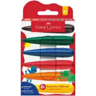 Faber-Castell: Set de creioane cerate în formă de picătură, 6 bucăți