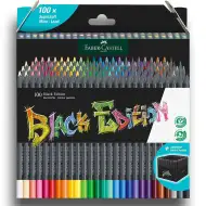 Faber-Castell: Set de creioane colorate Black Edition, 100 bucăți