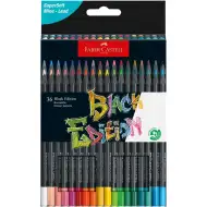 Faber-Castell: Set de creioane colorate Black Edition, 36 bucăți
