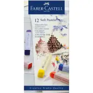 Faber-Castell: Set de cretă pastel uscat, 12 bucăți