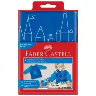 Faber-Castell: șorț de pictură pentru copii, culoare albastră